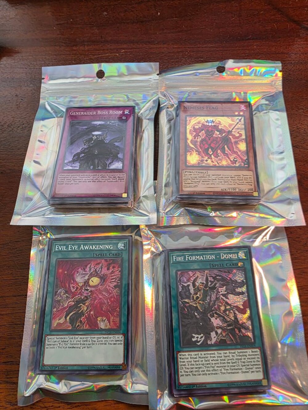 4 SEALED PACKS OF ONE PIECE 1ST EDITION 1996